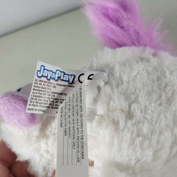 Unicorn Plush Ear Resistibles Stuffed Animal Jay At Play Changes Colors NWT - Picture 6 of 12